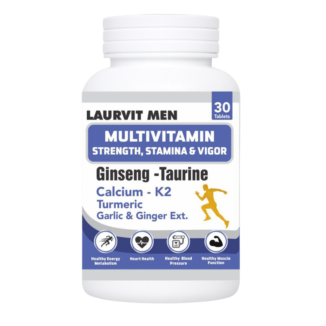 LAURVIT MEN – Men’s Strength & Stamina Multivitamin