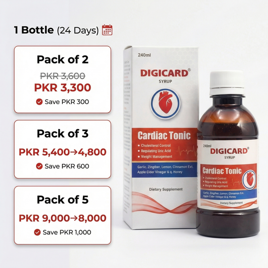 DIGICARD Cardiac Tonic – Herbal Formula For  Heart & Cholesterol Support