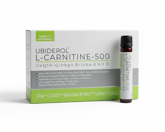 UBIDEROL - ENERGY BOOSTER DRINKABLE SHOTS PACK OF 6